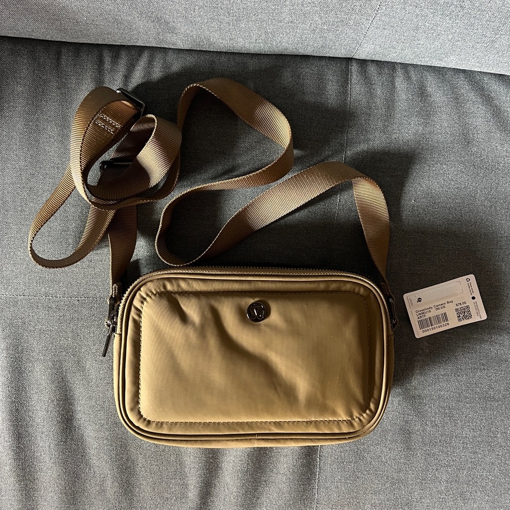 NWT Lululemon Camera Crossbody Bag - Olive Brown/Green